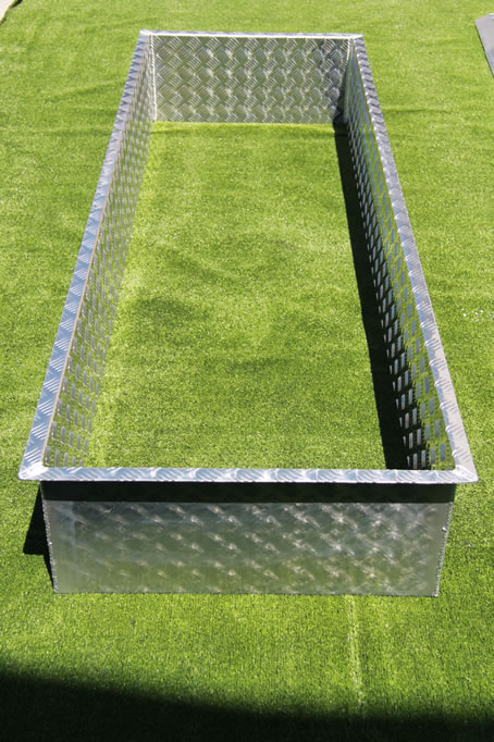 Collar to sit inside of decking Collar to sit inside of decking